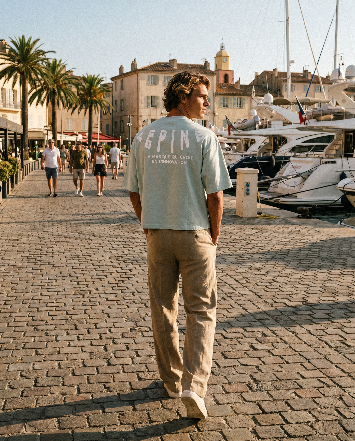 L'Innovation Tee — Cold Blue