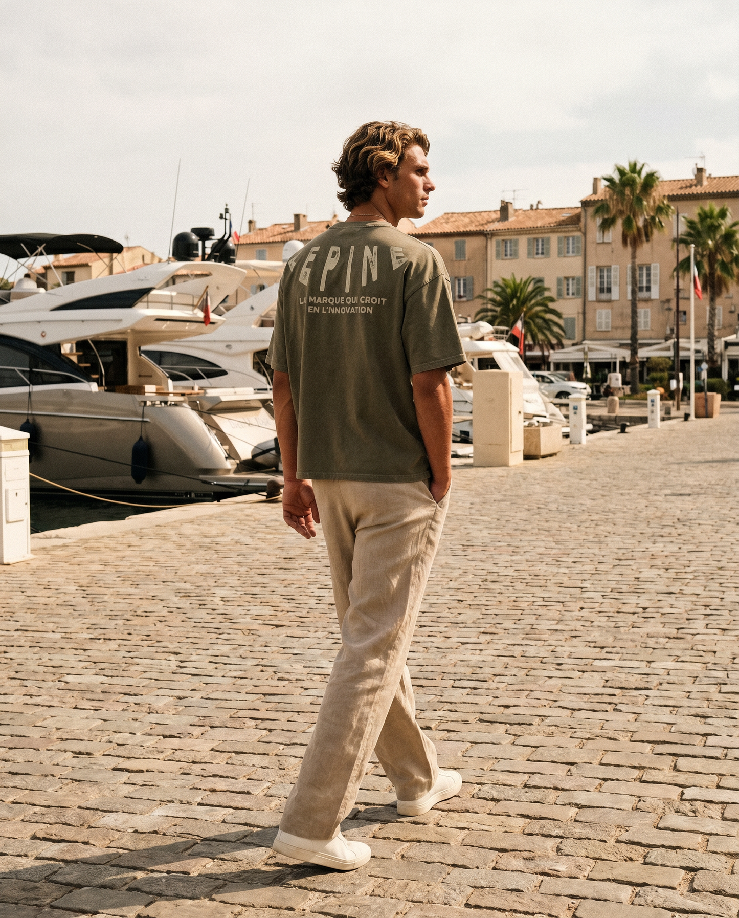 L'Innovation Tee — Washed Green