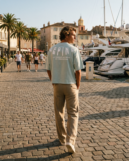 L'Innovation Tee — Cold Blue