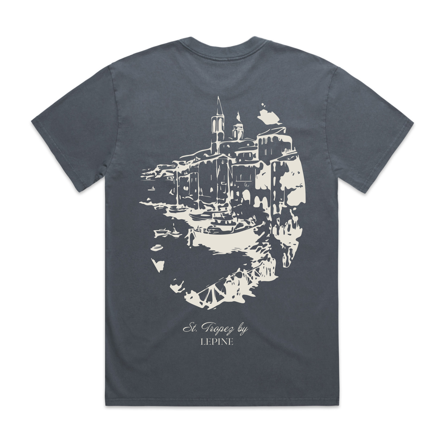 Lepine St Tropez Tee (Washed Blue)